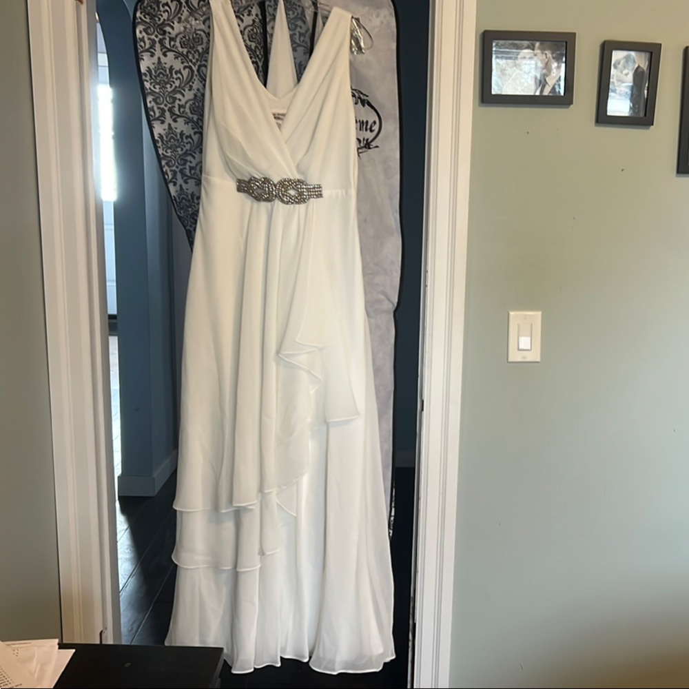Wedding Dress with Beaded Waist